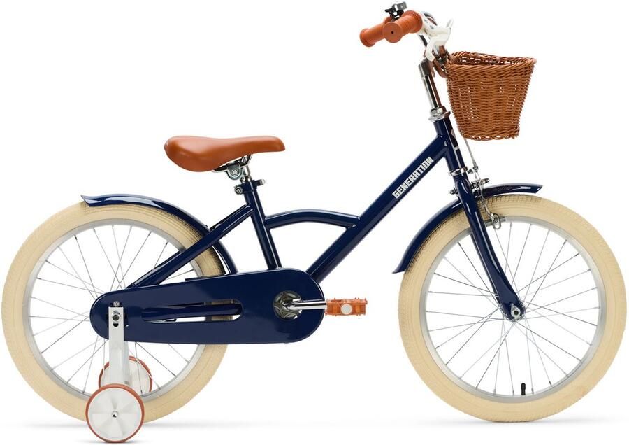 Generation Fietsen Generation Classic 18 inch Blauw – Kinderfiets met dje