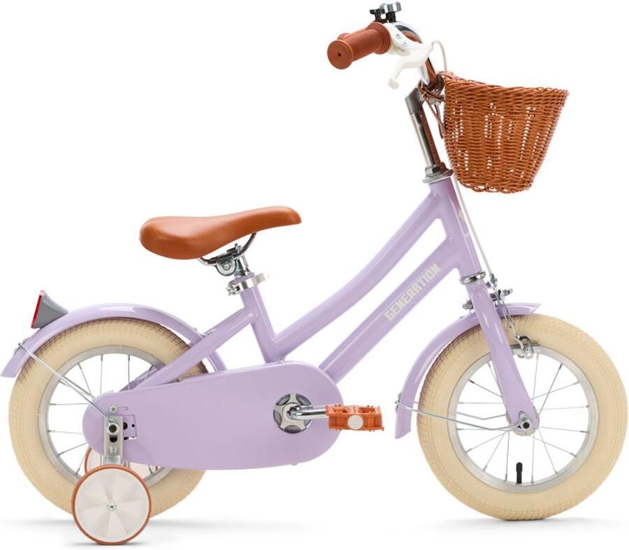 Generation Fietsen Generation Hip Kinderfiets 12 inch Lila Fiets voor kinderen van 2 tot 4 jaar