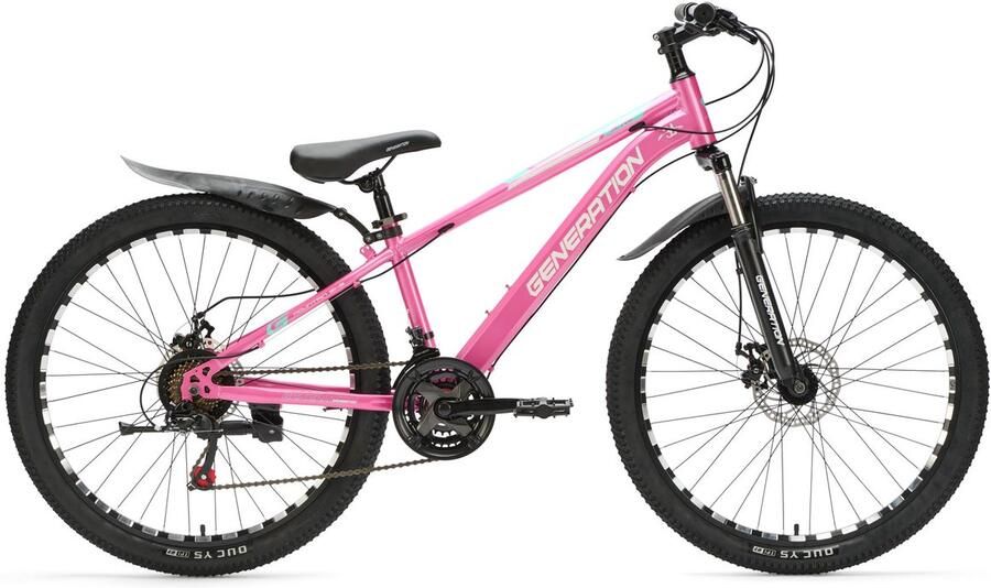 Generation Fietsen Generation M-760 Mountainbike 26 inch – Roze met spatborden