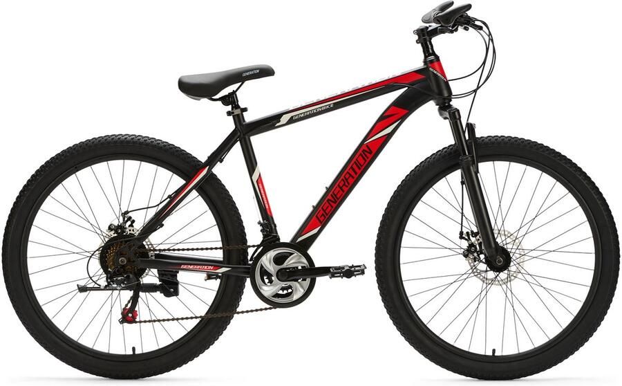 Generation Fietsen Generation Mountainbike 26 inch Rood Zwart