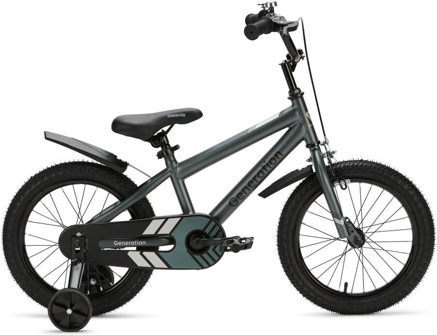 Generation Fietsen Generation Sport 16 inch Grijs – Kinderfiets 4 t m 6 jaar