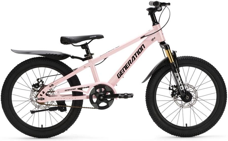 Generation Fietsen Generation X6 20 inch Roze Kinderfiets met Spatborden