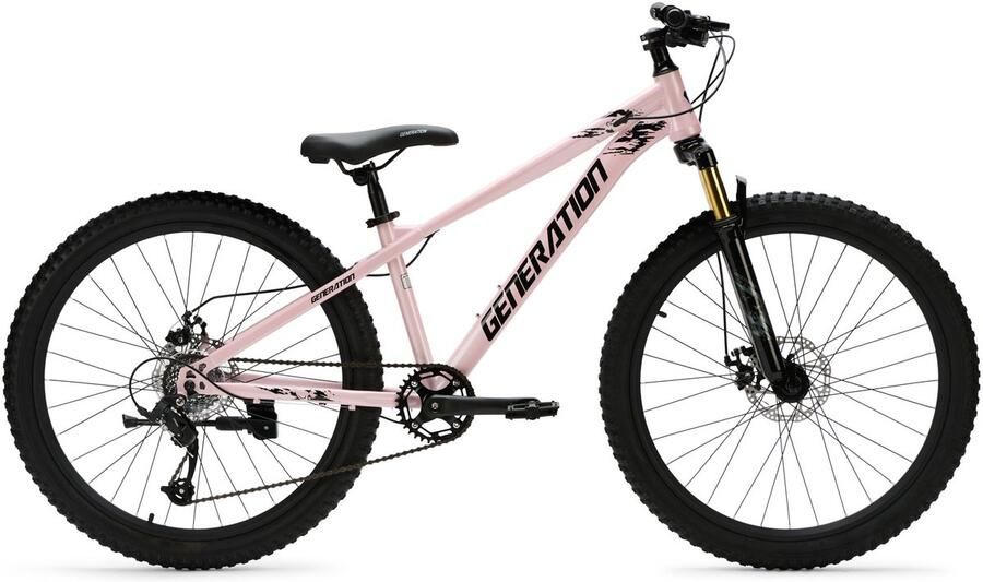 Generation Fietsen Generation X8 Mountainbike 26 inch Lichtroze