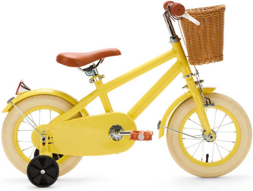 Generation Fietsen Generation Retro 12 inch Geel – Kinderfiets met dje