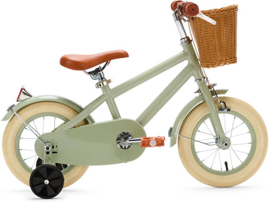 Generation Fietsen Generation Retro 12 inch Groen – Kinderfiets met dje
