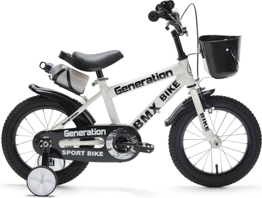 Generation BMX fiets 14 inch Wit Kinderfiets