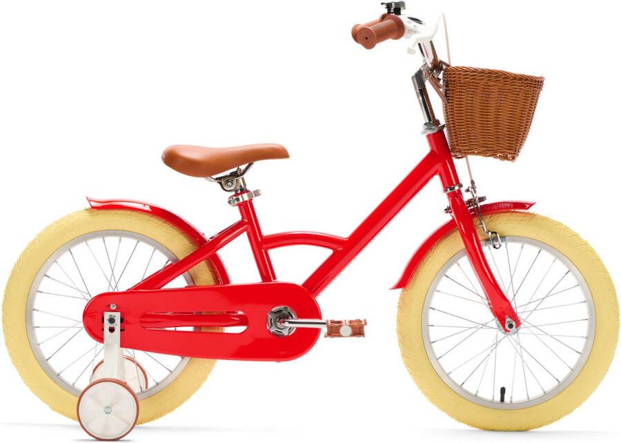 Generation Fietsen Generation Classic Kinderfiets 16 inch Rood Fiets voor kinderen van 4 tot 6 jaar