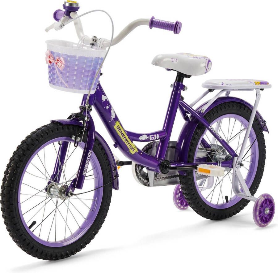 Generation GH 14 inch Paars – Meisjesfiets Kinderfiets