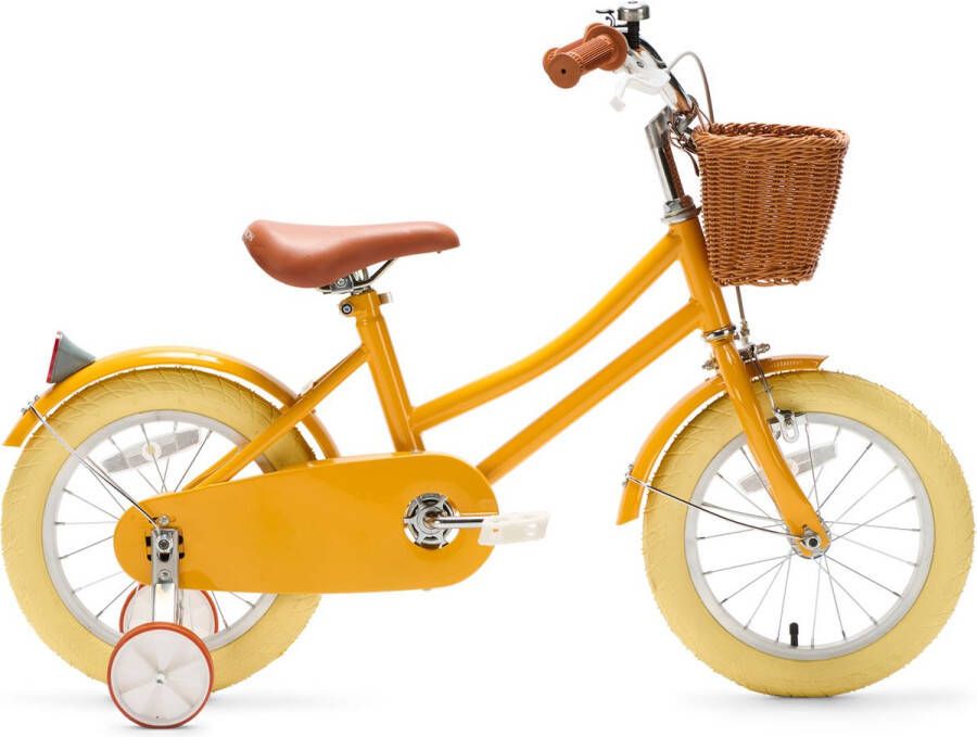 Generation Fietsen Generation Hip 14 inch Kinderfiets – Geel Voor kinderen van 3 tot 5 jaar
