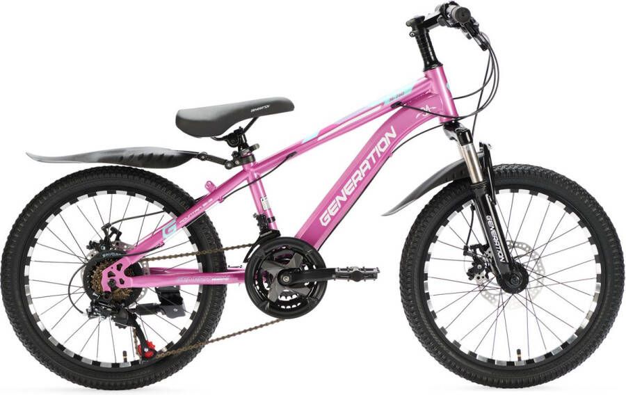 Generation M-760 mountainbike 20 inch Roze Spatborden