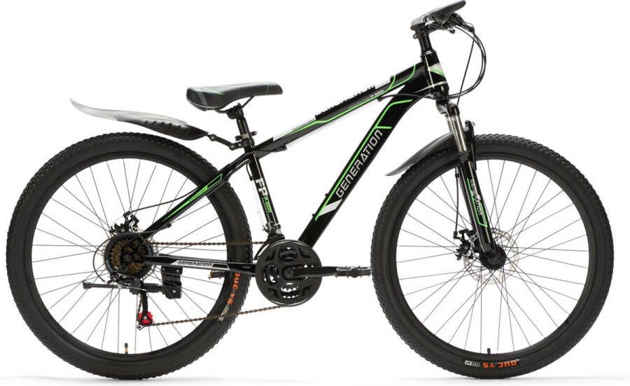 Generation P-600 Mountainbike 26 inch Groen Spatborden