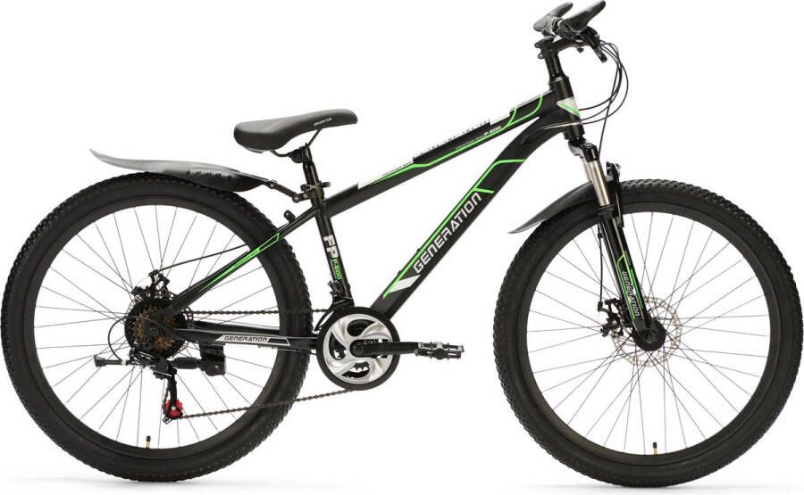 Generation P-600 Mountainbike 26 inch Groen Spatborden