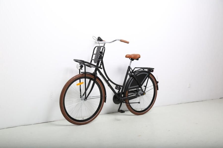 GH Veilig Fietsen Dames Transportfiets 28 inch – 3V Shimano Nexus – Matzwart Remmen Terugtraprem. Klassieke omafiets stijl gecombineerd met transportfiets - Foto 2