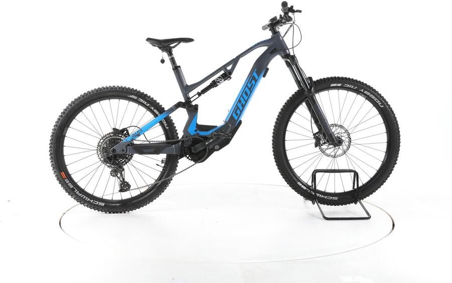 GHOST E-ASX160 Essential Elektrische full-suspension mountainbike Bosch 28 blauw