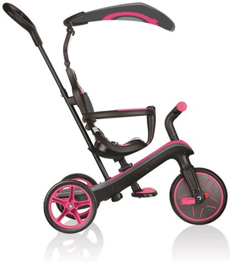 Globber Trike Explorer 4 in 1 in het Roze
