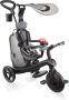 Globber Trike Explorer driewieler 4 in 1 Deluxe Play Black Grey - Thumbnail 2