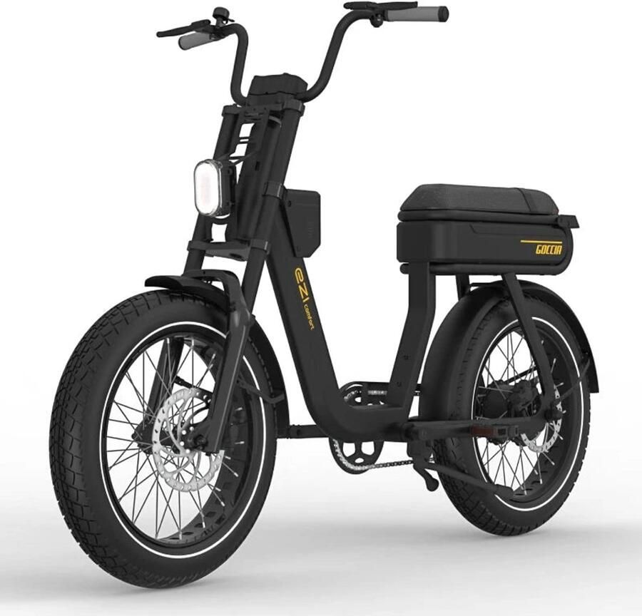 Goccia Ezi Comfort Fatbike Zwart Goud 15Ah 250W