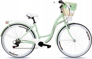Goetze mood damesfiets retor vintage holland city bike 28 inch 7 speed shimano lage instap mandje met vulling gratis
