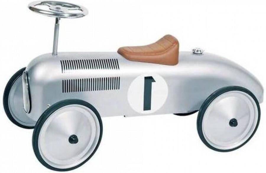 Goki Retro Loopauto Zilver