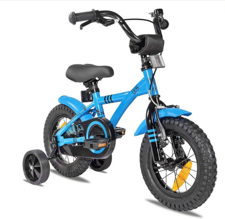 GUTEC Kinderfiets 3 jaar Kinderfietsen Veilig & Stabiel Loopfiets 12 inch