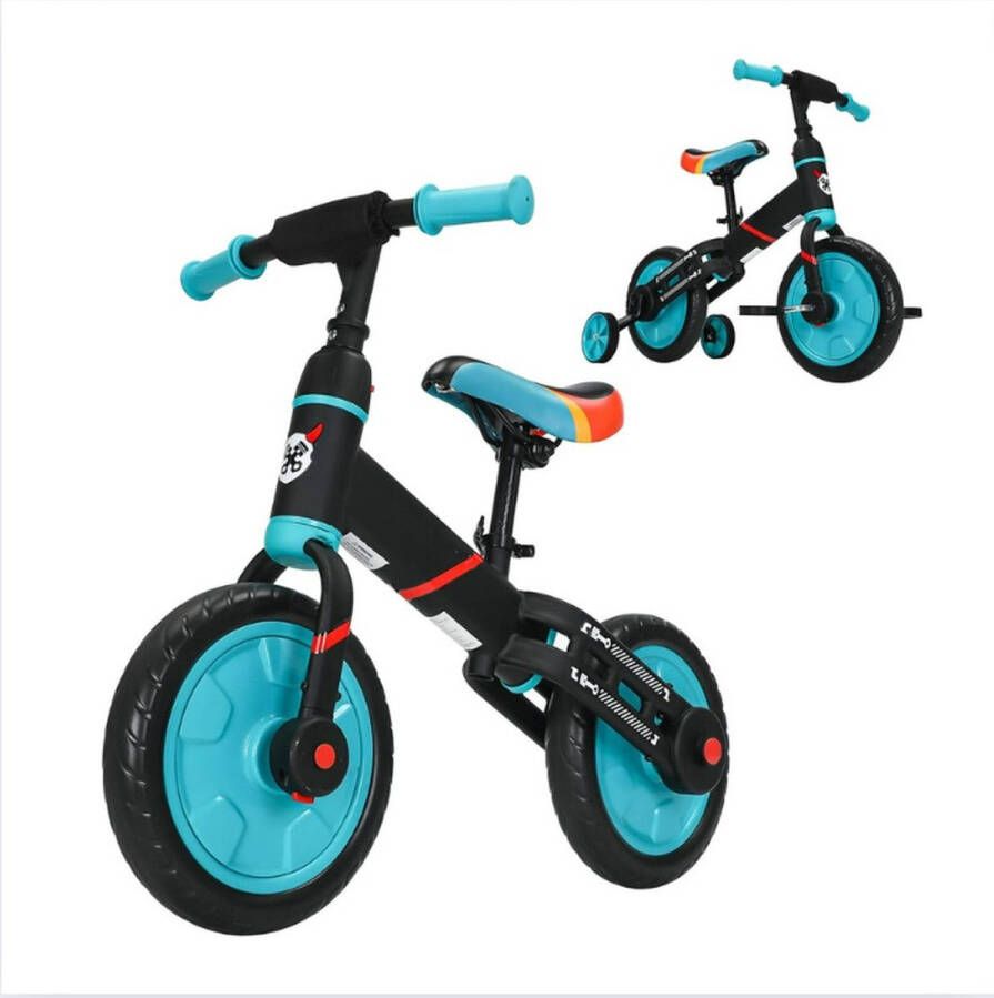 GUTEC Loopfiets Kinderfietsen Met 4 Modes 3 Jaar Geschikt Duurzame Kinderfiets Loopfiets