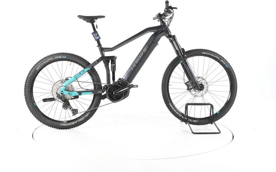 HAIBIKE AllMtn 1 Elektrische full-suspension mountainbike Yamaha Accu 630Wh zwart