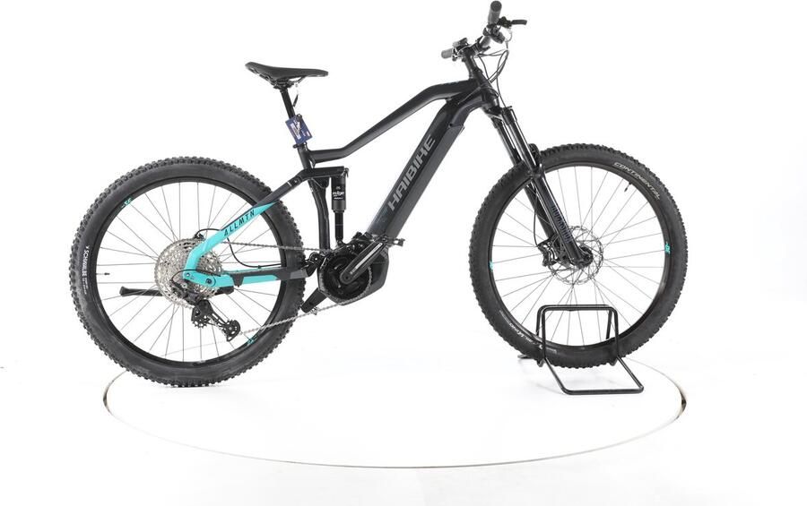 HAIBIKE AllMtn 1 Elektrische full-suspension mountainbike Yamaha Accu 630Wh zwart