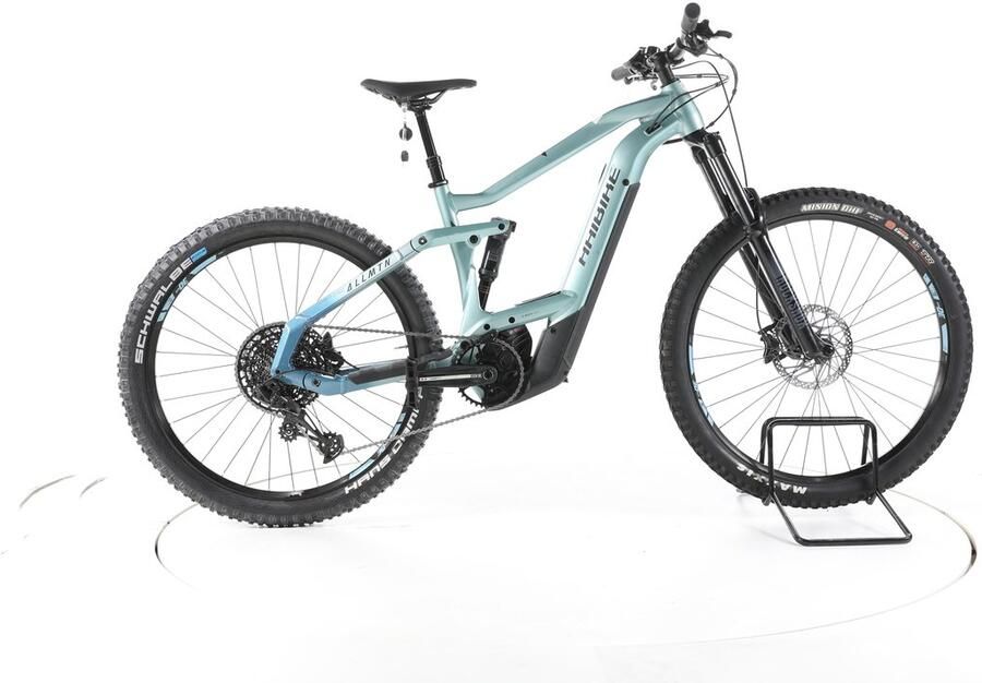 HAIBIKE AllMtn 3 Elektrische full-suspension mountainbike Bosch Accu 625Wh blauw