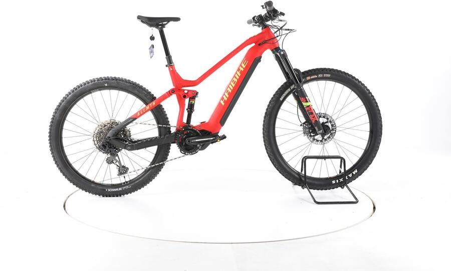 HAIBIKE AllMtn 7 Elektrische full-suspension mountainbike Yamaha Accu 720Wh rood