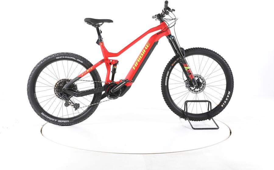 HAIBIKE AllMtn 7 Elektrische full-suspension mountainbike Yamaha Accu 720Wh rood