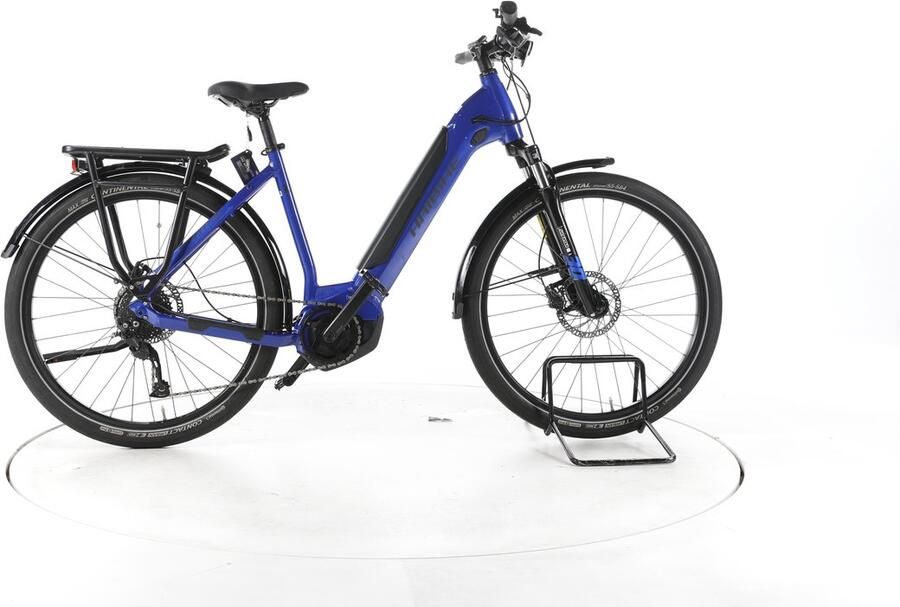 HAIBIKE Trekking 4 Elektrische trekkingfiets Yamaha Accu 500Wh 27 5 2023 blauw