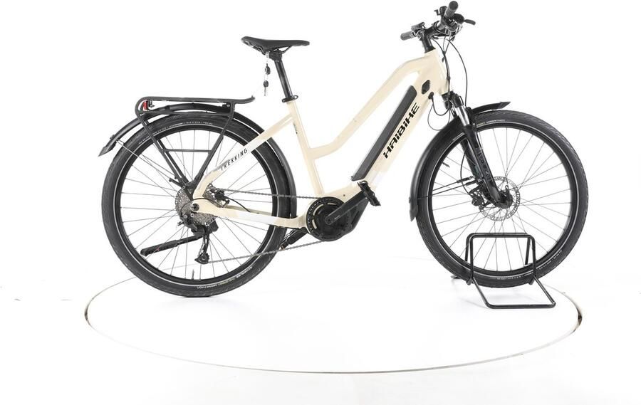 HAIBIKE Trekking 4 Elektrische trekkingfiets Yamaha Accu 500Wh 27 5 beige Pro