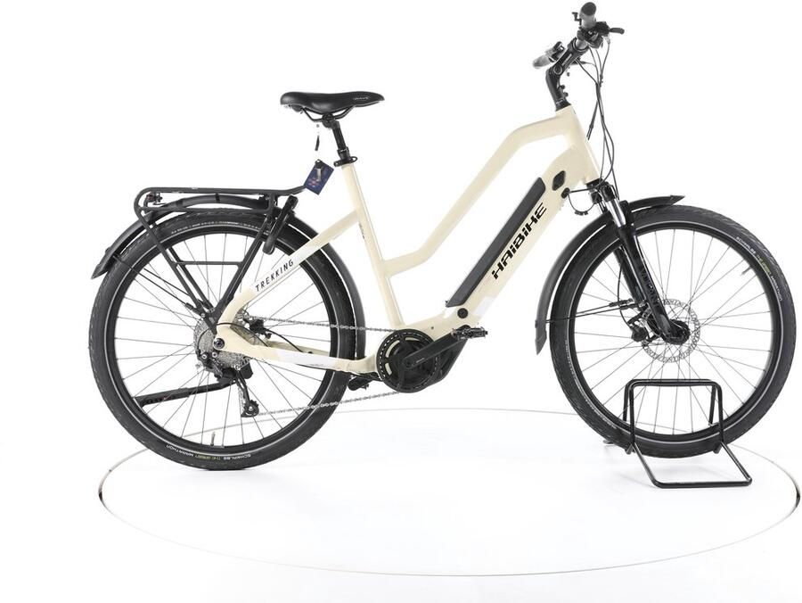HAIBIKE Trekking 4 Elektrische trekkingfiets Yamaha Accu 500Wh 28 beige Pro