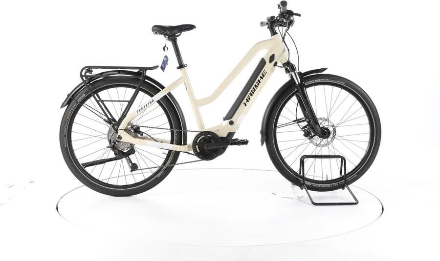 HAIBIKE Trekking 4 Elektrische trekkingfiets Yamaha Accu 500Wh 28 beige Pro