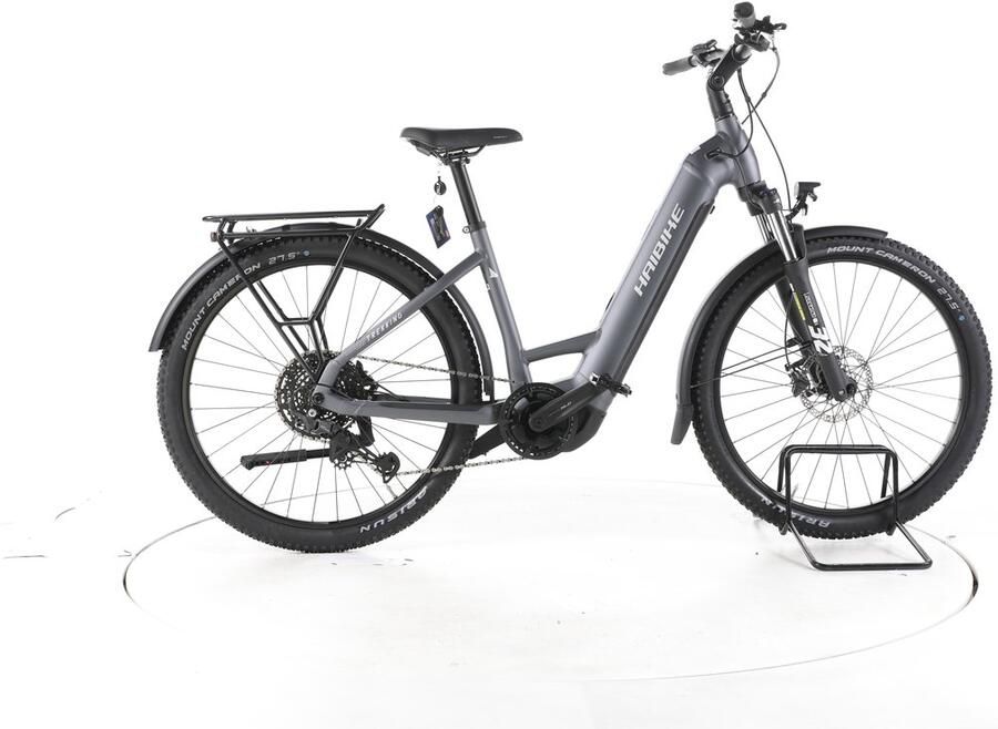 HAIBIKE Trekking 4 Elektrische trekkingfiets Yamaha Accu 720Wh 27 5 2023 grijs