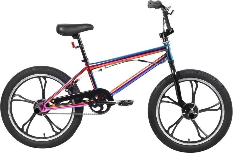 Happiq BMX-fiets – Voor kinderen 5-12 jaar – 360° rotor freestyle single speed – 51 cm mix kleuren