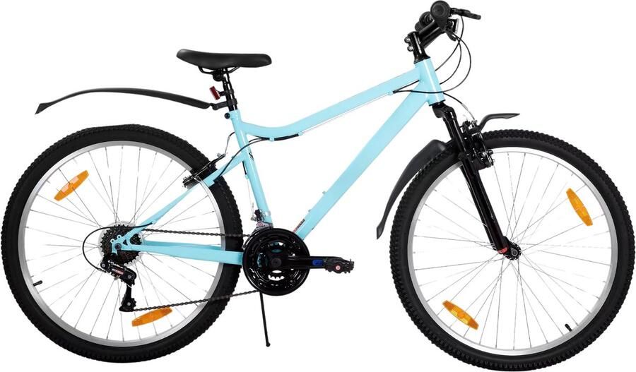 Happiq Mountainbike – Voor dames mountainbiken – 18-speed V-brake – Stevig 66 cm groen