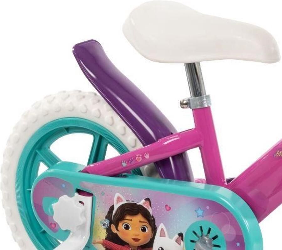 HFF Huffy Gabbi Domek Kinderfiets 12 inch wielen Zijwieltjes Veilig en stabiel ontwerp