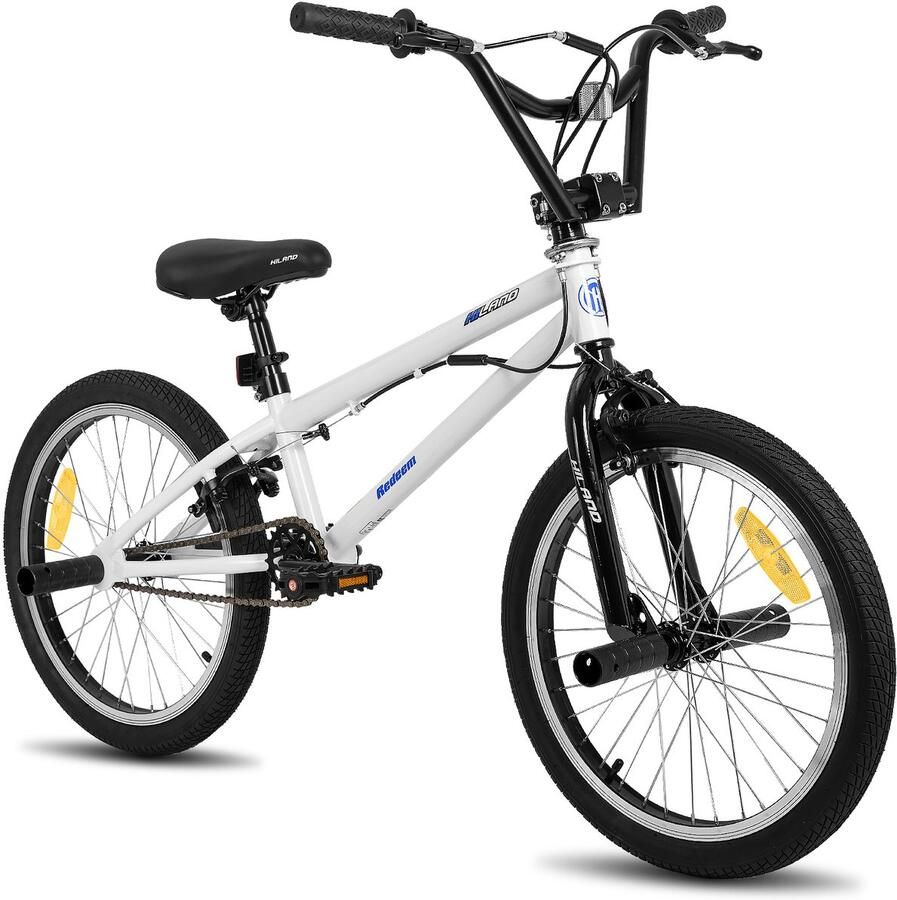 Hiland 20 Inch Freestyle BMX Fiets Voor Kinderen & Jeugd 360 Graden Gyro Systeem Inclusief 4 Pegs (Voetsteunen) Meerdere Kleuren
