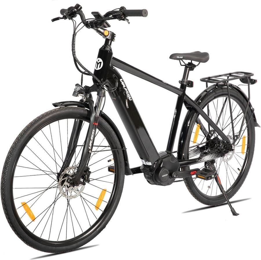 Hiland Allanton Elektrische Mountainbike 27 5 inch 250W Motor 36V 10.4Ah Accu -E-MTB met Schijfrem 7 Versnellingen Unisex