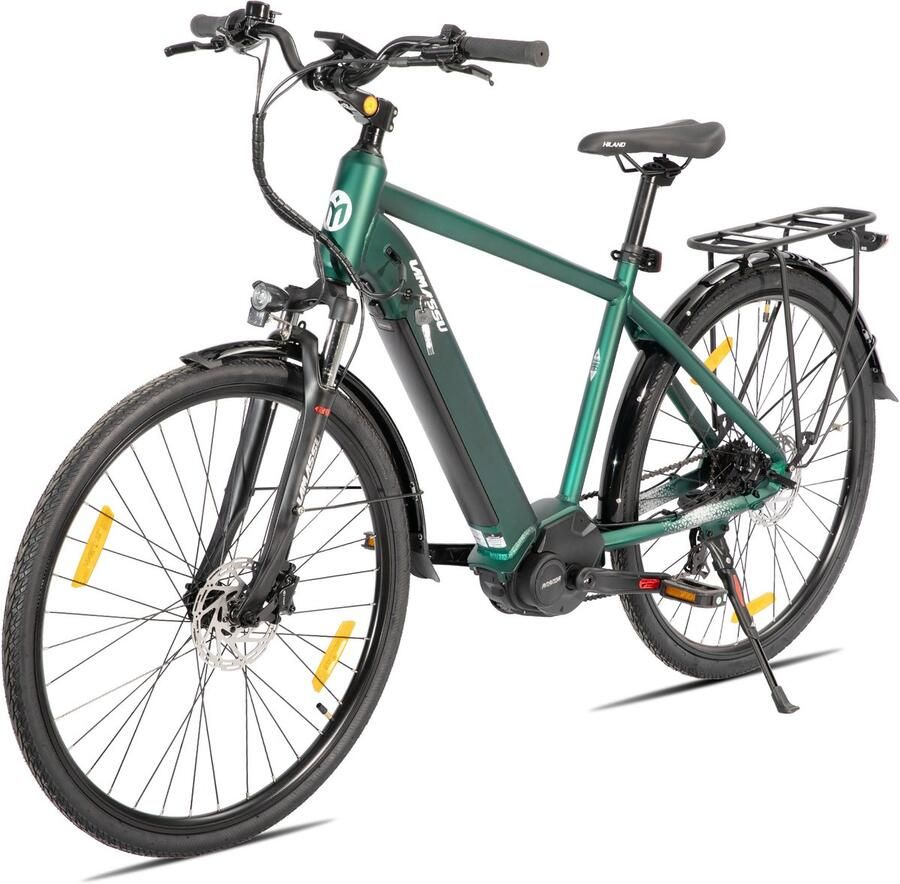 Hiland Allanton Elektrische Mountainbike 27 5 inch 250W Motor 36V 10.4Ah Accu -E-MTB met Schijfrem 7 Versnellingen Unisex