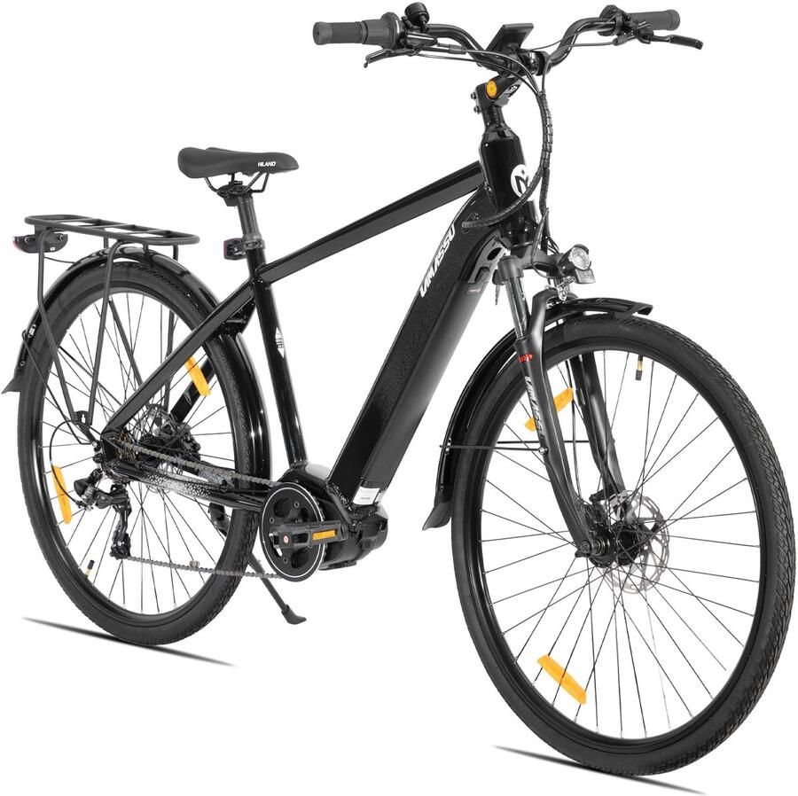 Hiland Allanton Elektrische Mountainbike 27 5 inch – E-MTB Unisex met Hydraulische Schijfrem – 250W Motor – 36V 10.4Ah Accu – 7 Versnellingen
