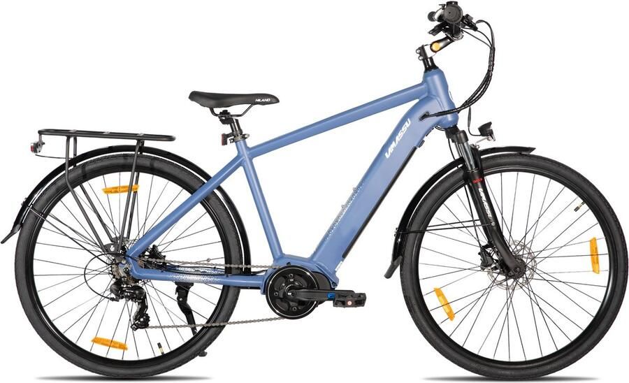 Hiland Allanton Elektrische Mountainbike 27 5 inch – E-MTB Unisex met Hydraulische Schijfrem – 250W Motor – 36V 10.4Ah Accu – 7 Versnellingen