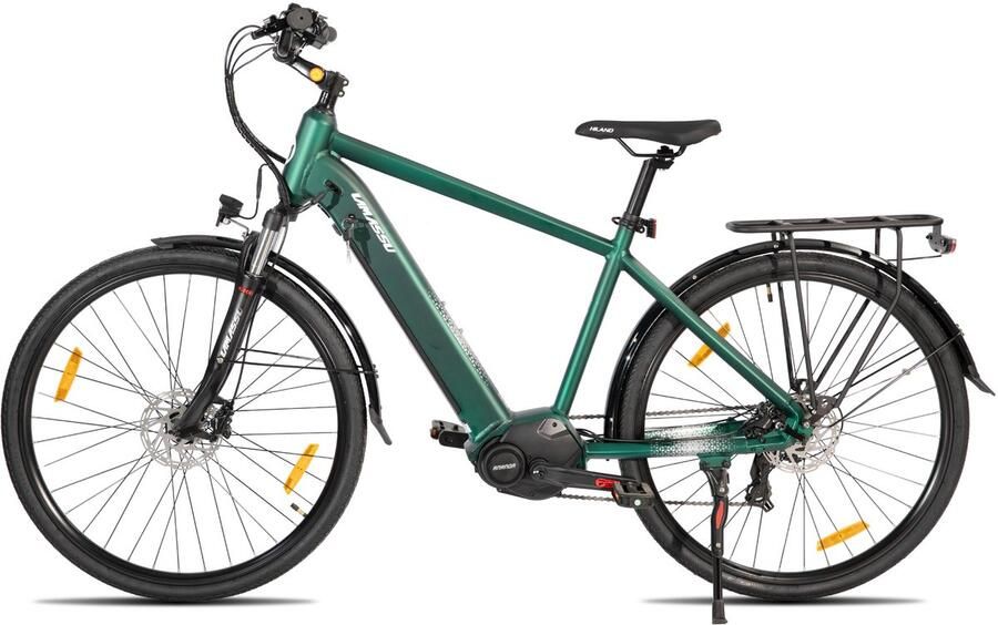 Hiland Allanton Elektrische Mountainbike 27 5 inch – E-MTB Unisex met Hydraulische Schijfrem – 250W Motor – 36V 10.4Ah Accu – 7 Versnellingen