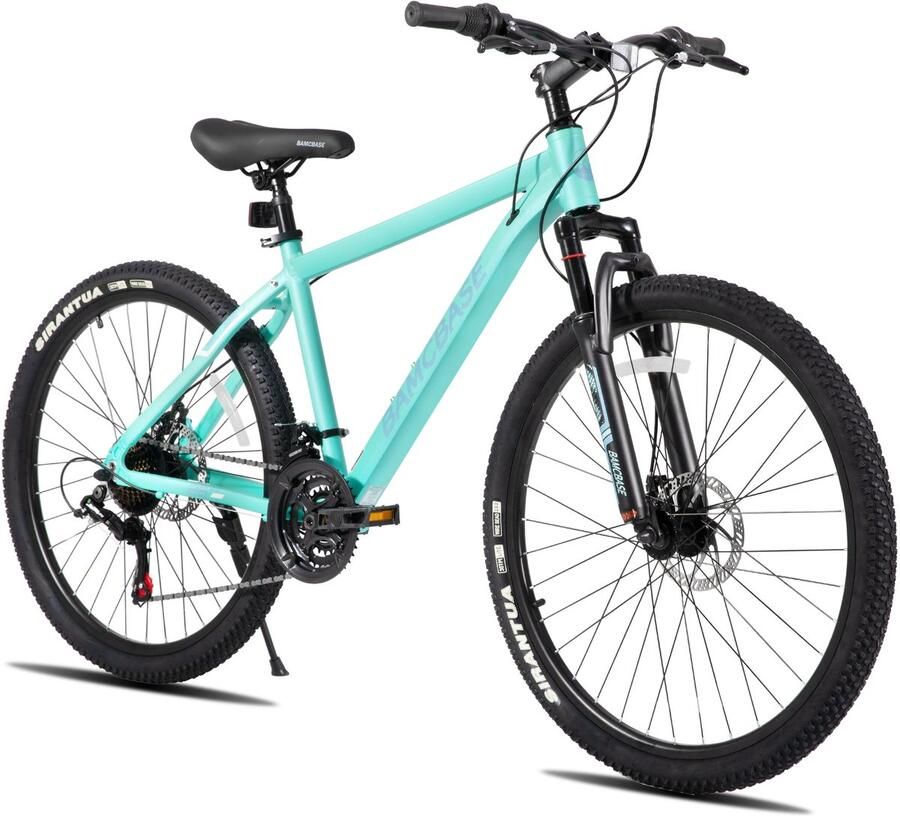 Hiland Bamcbase Sedona voorvering mountainbike 26 aluminium frame 21 versnellingen Groen