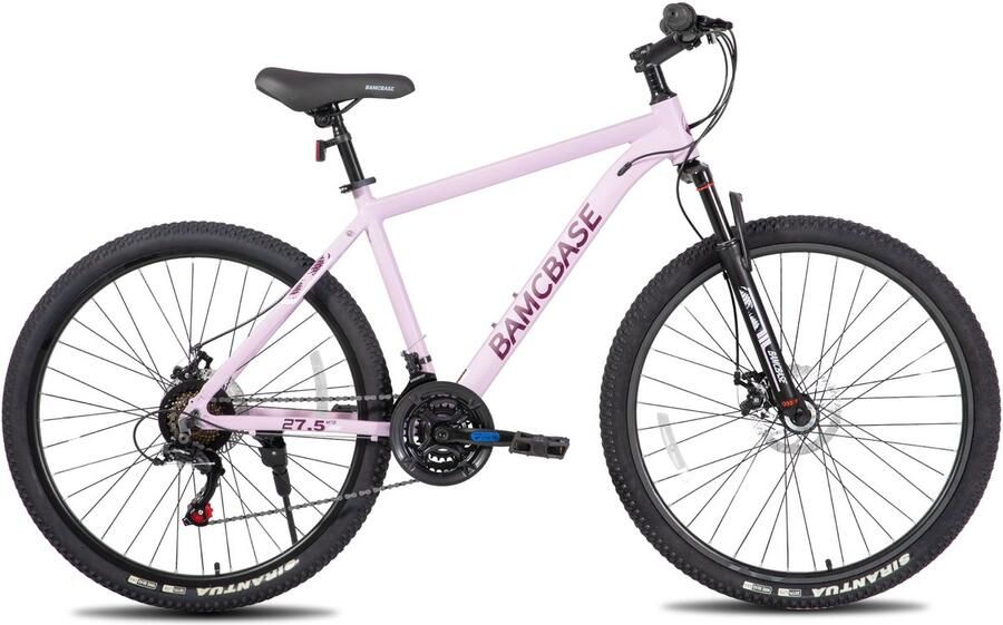 Hiland Bamcbase Sedona voorvering mountainbike 26 aluminium frame 21 versnellingen Paars