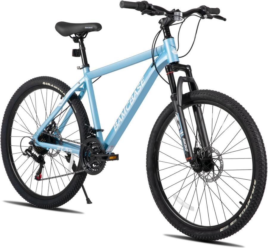 Hiland Bamcbase Sedona voorvering mountainbike 26 aluminium frame 21 versnellingen Blauw