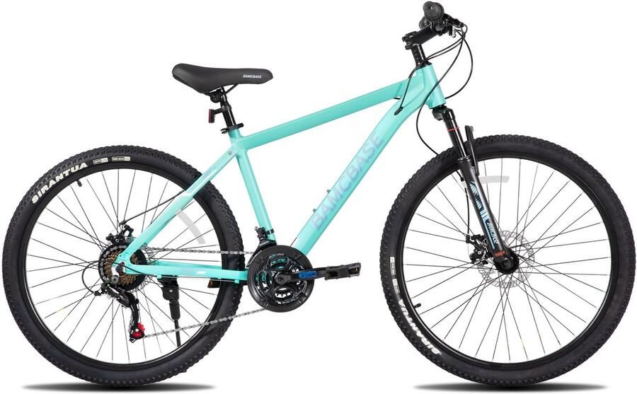 Hiland Bamcbase Sedona voorvering mountainbike 27.5 aluminium frame 21 versnellingen Groen