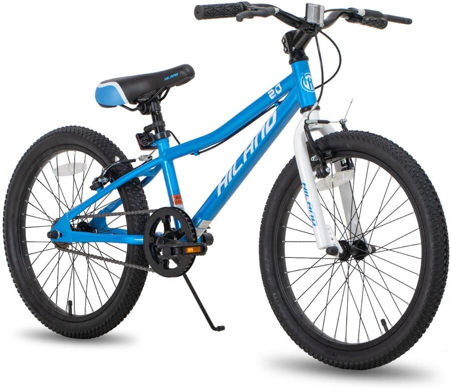 Hiland Climber Youth Commuter City Bike 20 inch Single Speed ​​- V-Brake Blauw