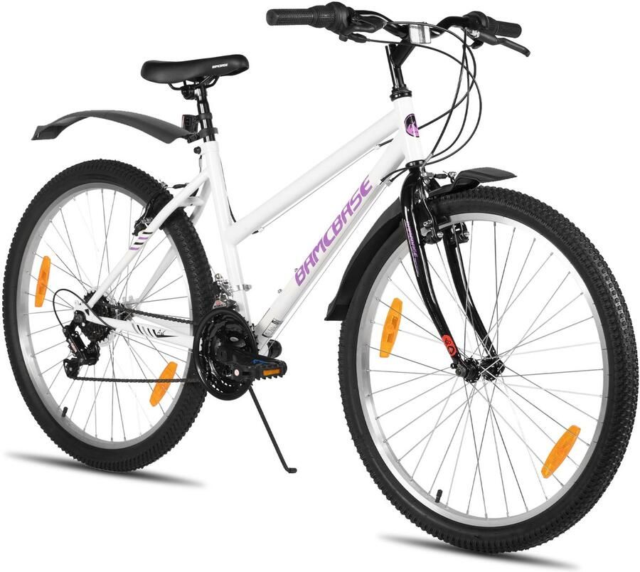 Hiland HH Mountainbike 24 inch MTB 18 Versnellingen High-Carbon Staal &